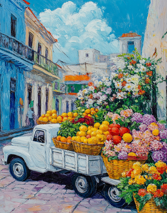 Tropical Haul Havana Cabana Fruit Truck Wall Art