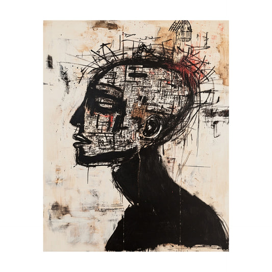 Boom Bap Skull Wall Art