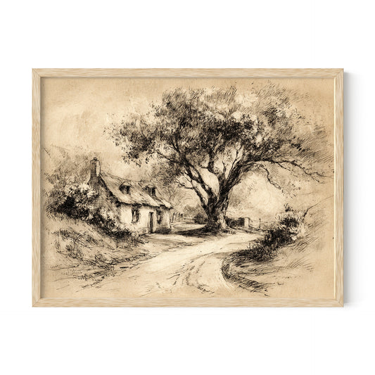 Neutral Aesthetic Decor Wall Art Set of 4