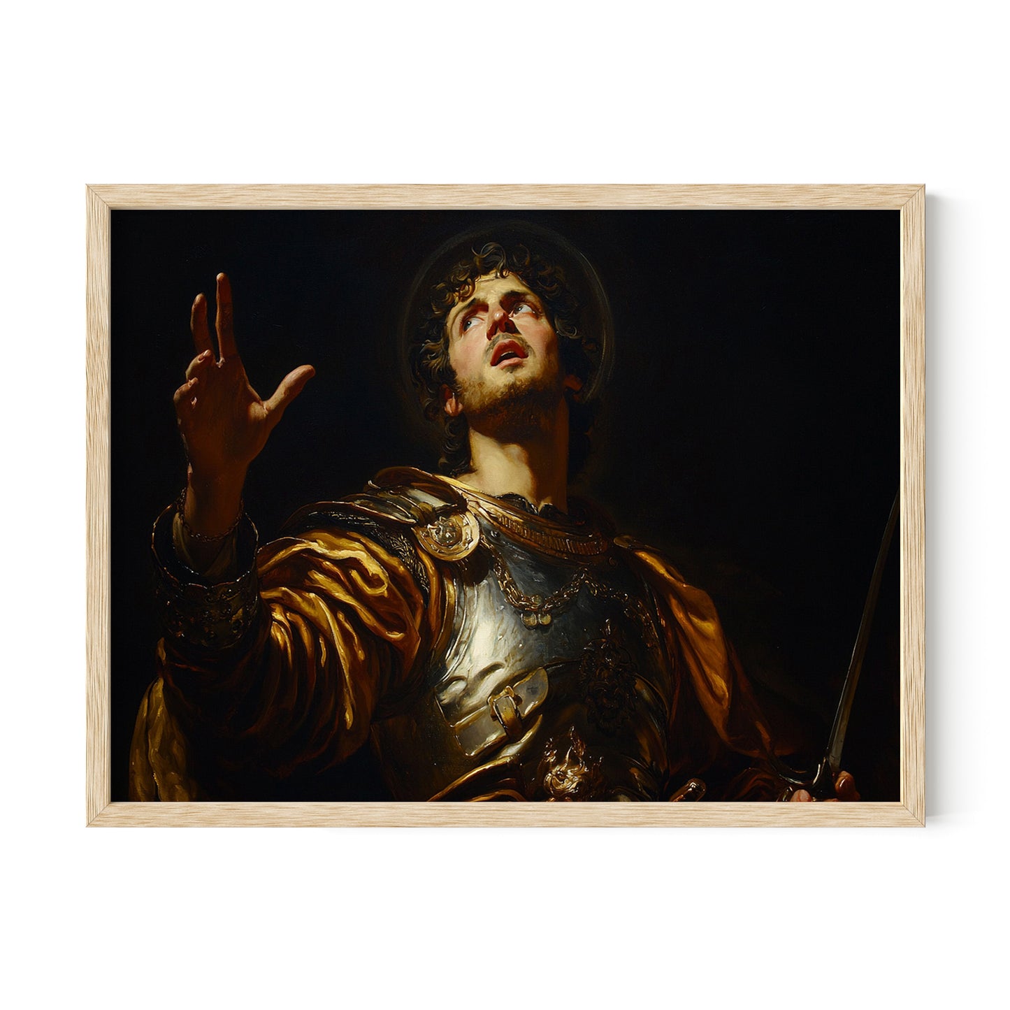 Joshua Courageous Leader - Classic Bible Character Wall Art