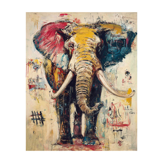 Majestic Elephant in the Wild Wall Art