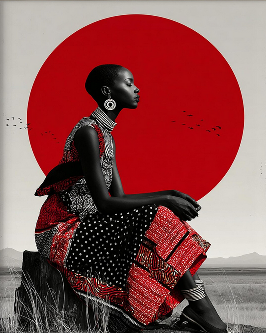 Desert Radiance The Golden Grace of Africa Wall Art