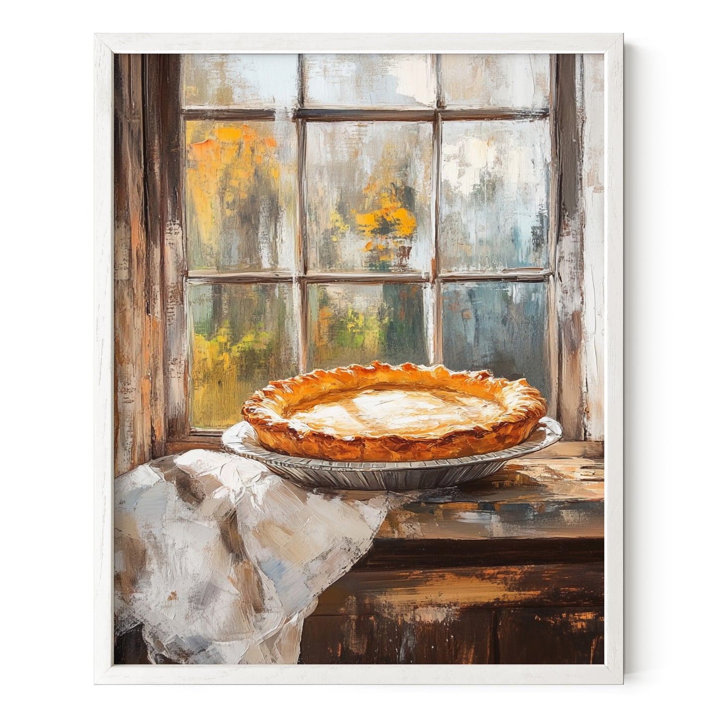 Warm Apple Pie in the Window Wall Art