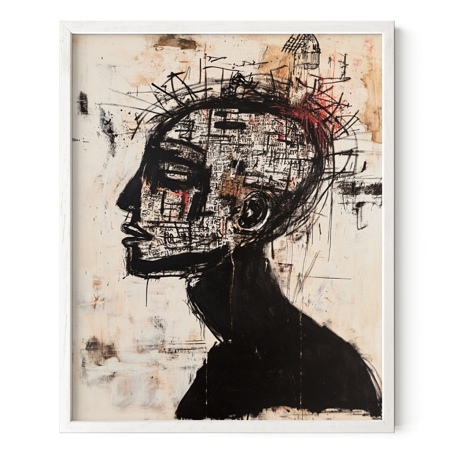 Boom Bap Skull Wall Art