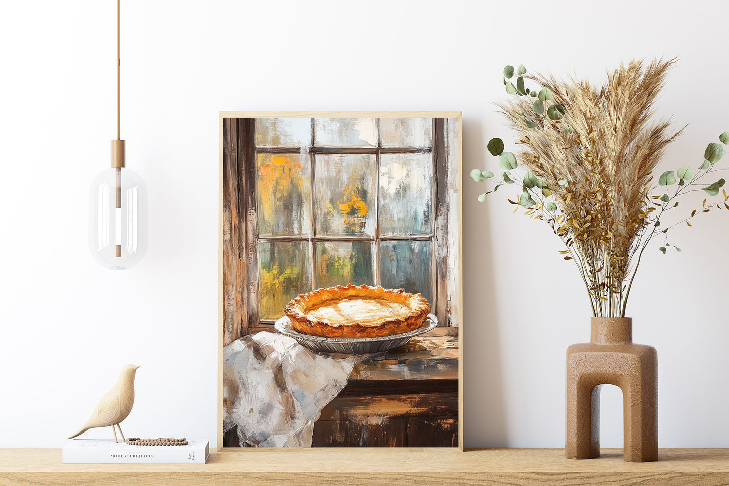 Warm Apple Pie in the Window Wall Art