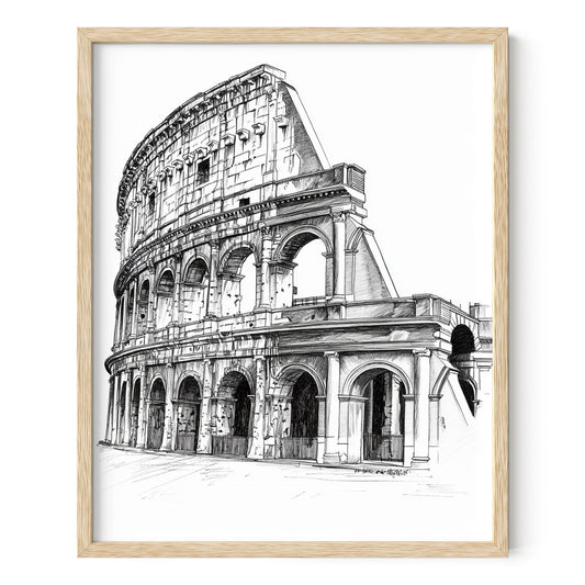 Colosseum in Rome Wall Art
