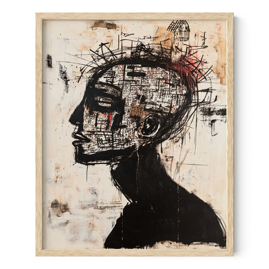 Boom Bap Skull Wall Art