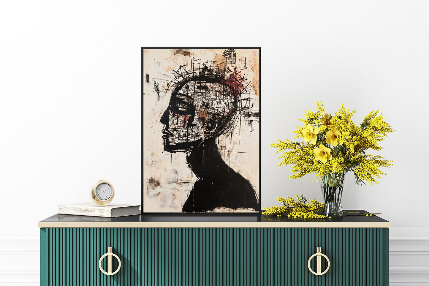 Boom Bap Skull Wall Art