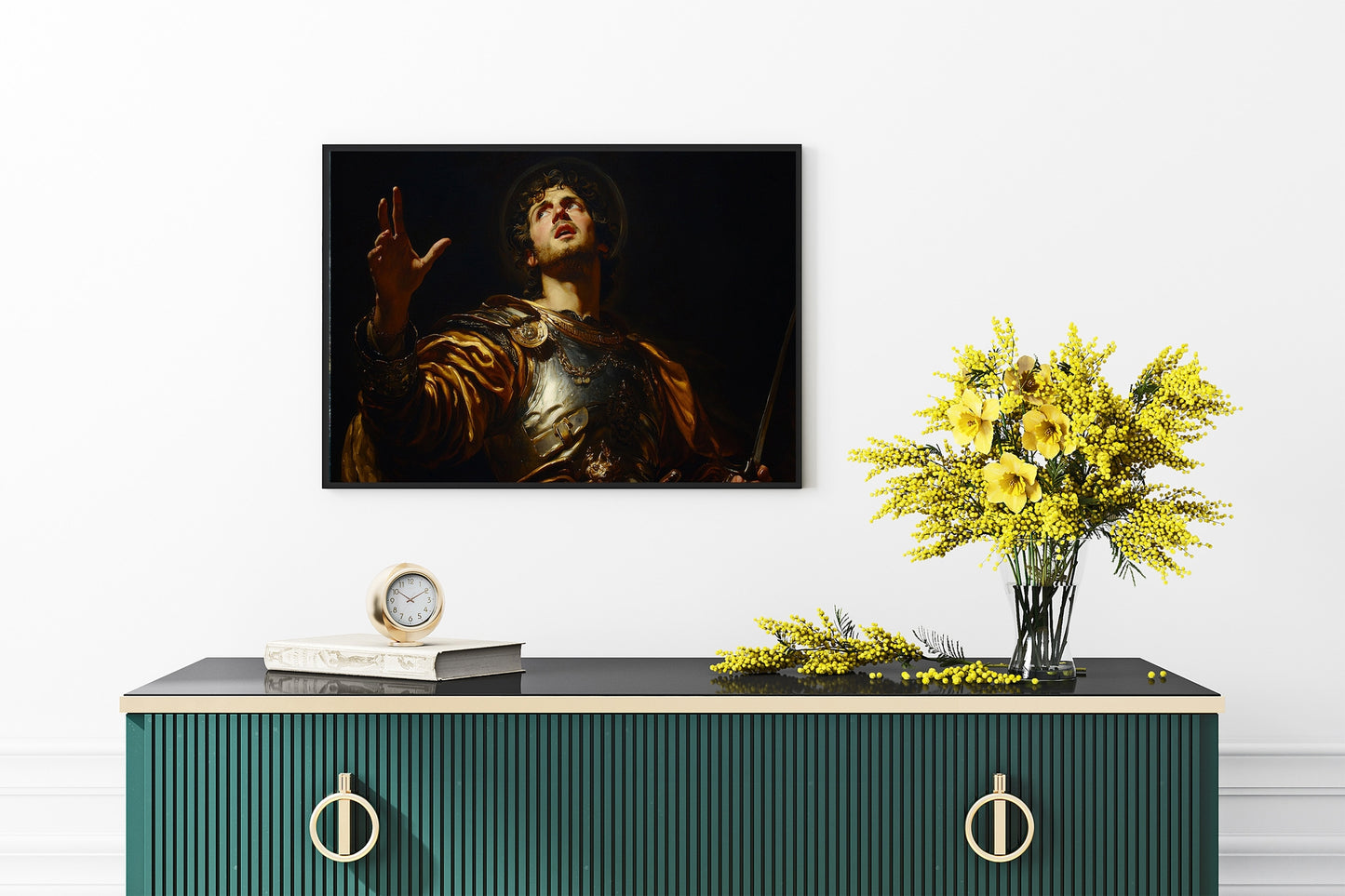 Joshua Courageous Leader - Classic Bible Character Wall Art