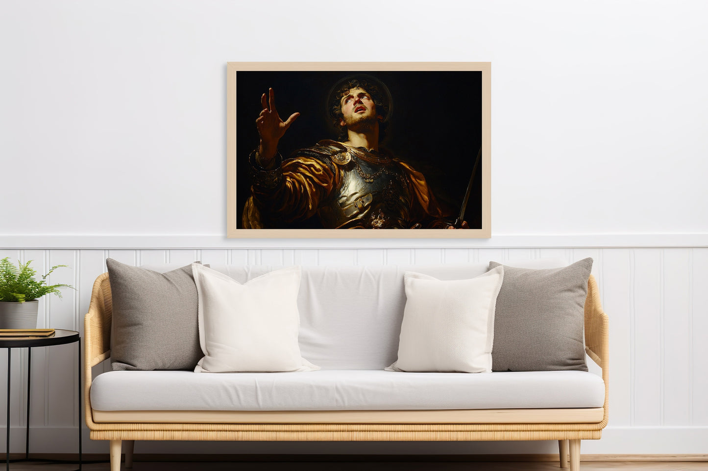 Joshua Courageous Leader - Classic Bible Character Wall Art