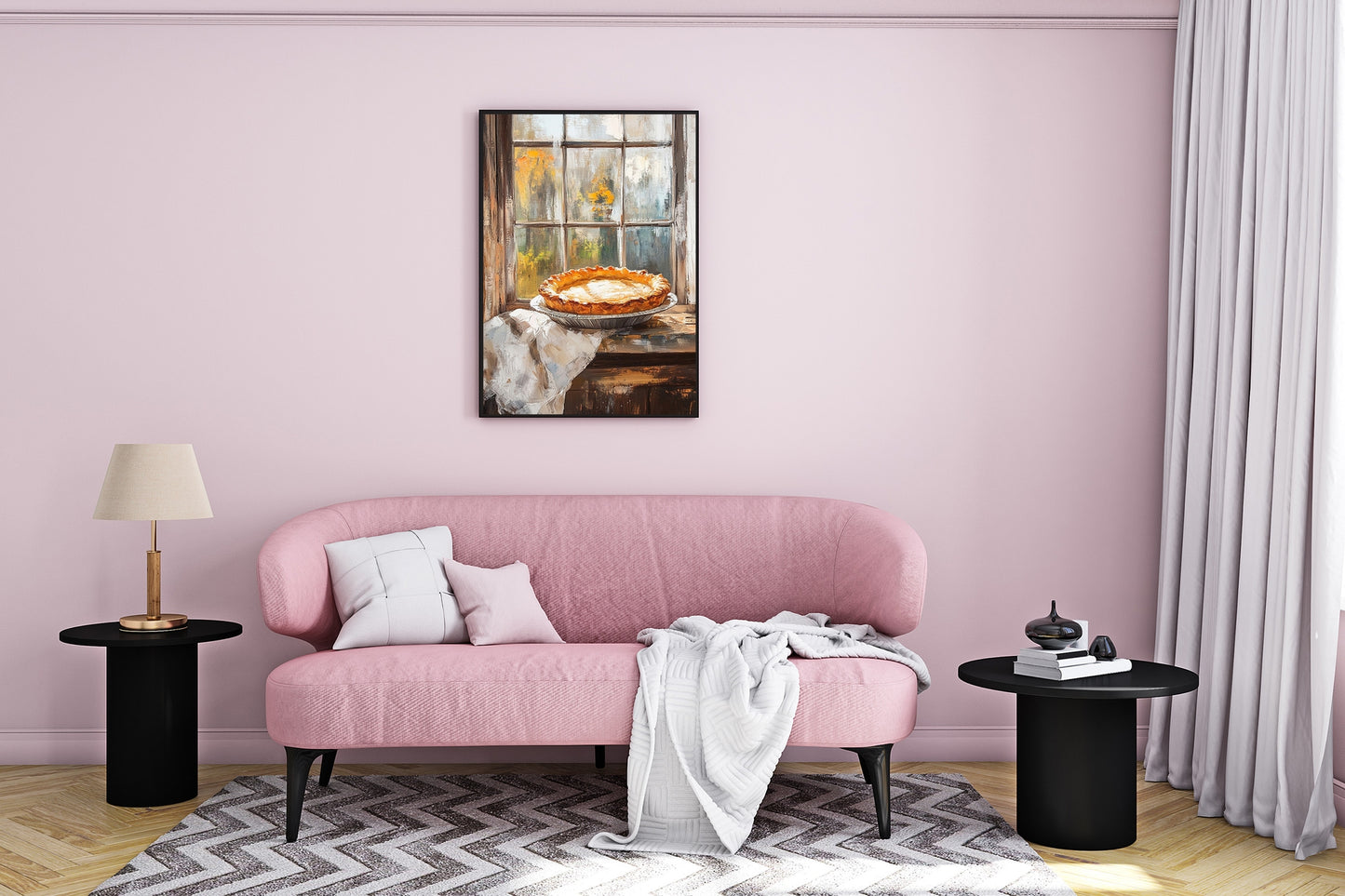 Warm Apple Pie in the Window Wall Art