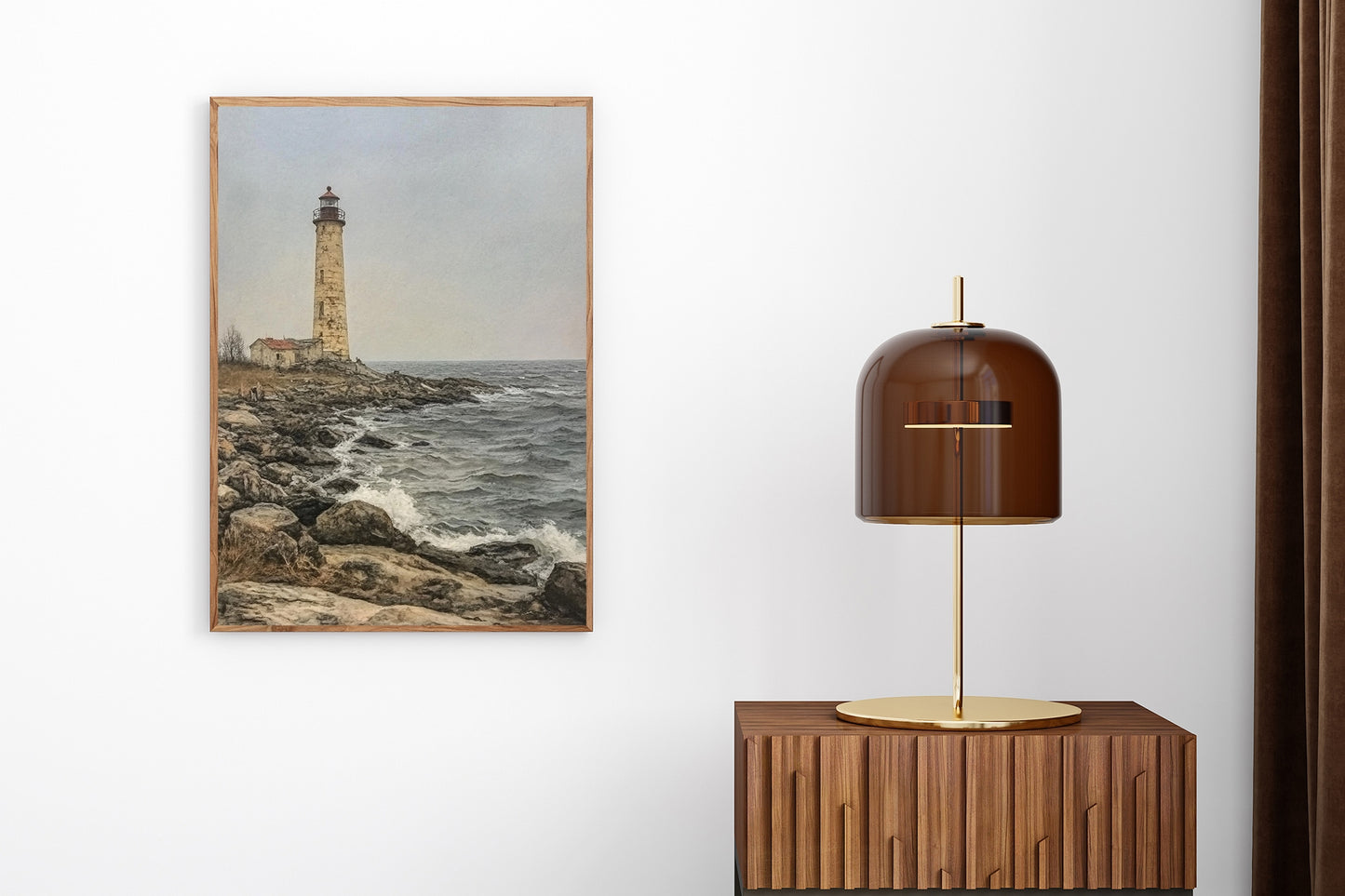Cliffside Lightkeeper Wall Art