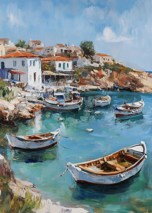 Boats at the Cabana Dock Wall Art