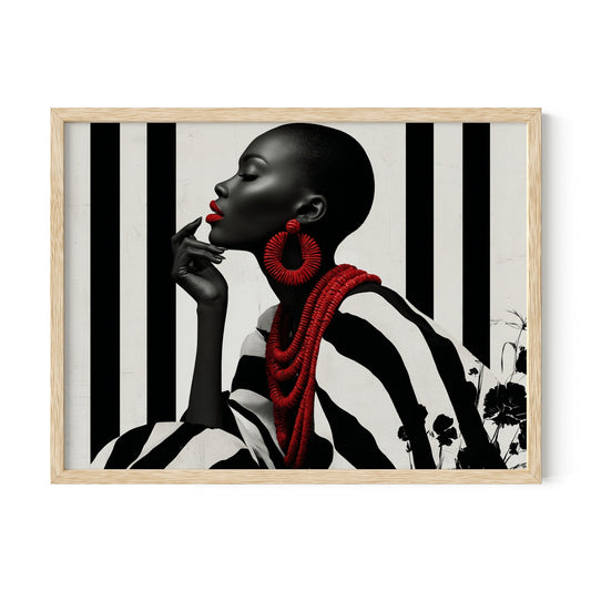 Bold Beauty African Chic Wall Art