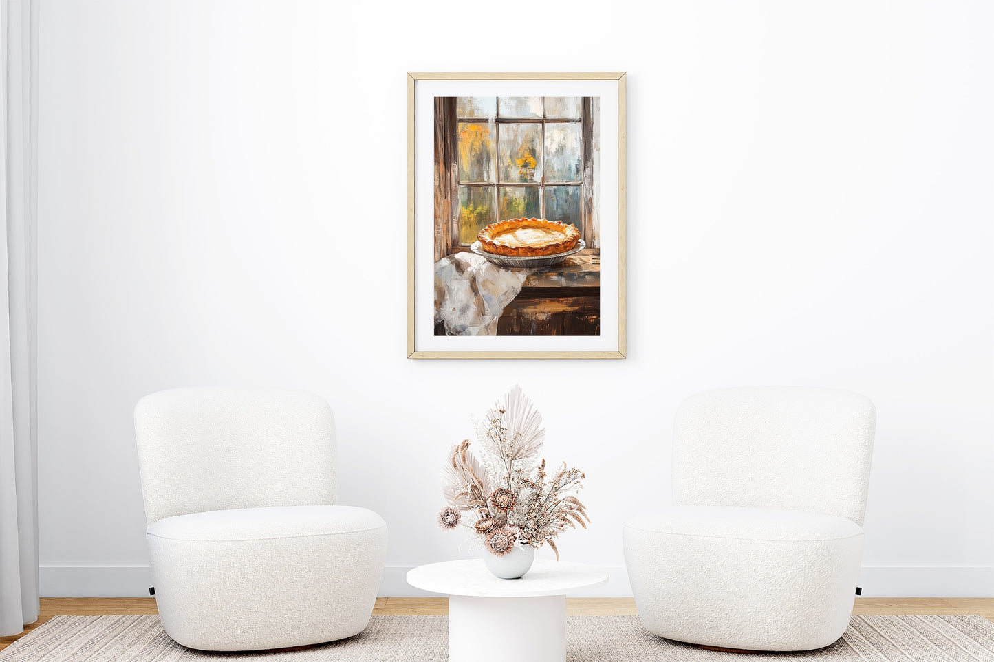 Warm Apple Pie in the Window Wall Art