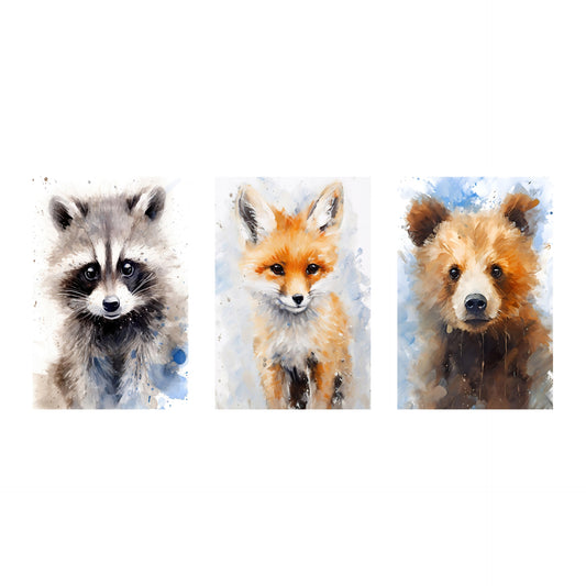 Woodland Nursery Print Set 3