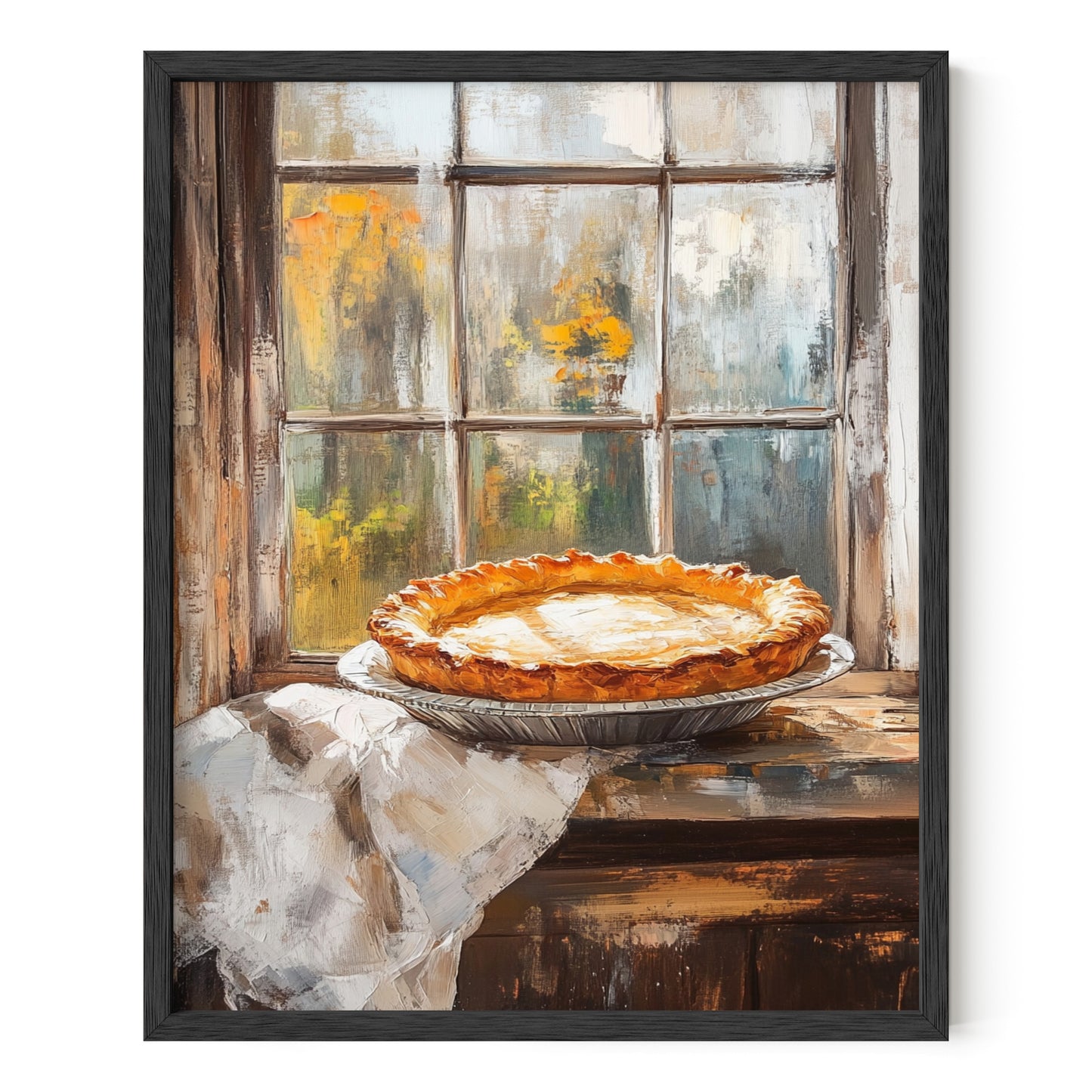 Warm Apple Pie in the Window Wall Art