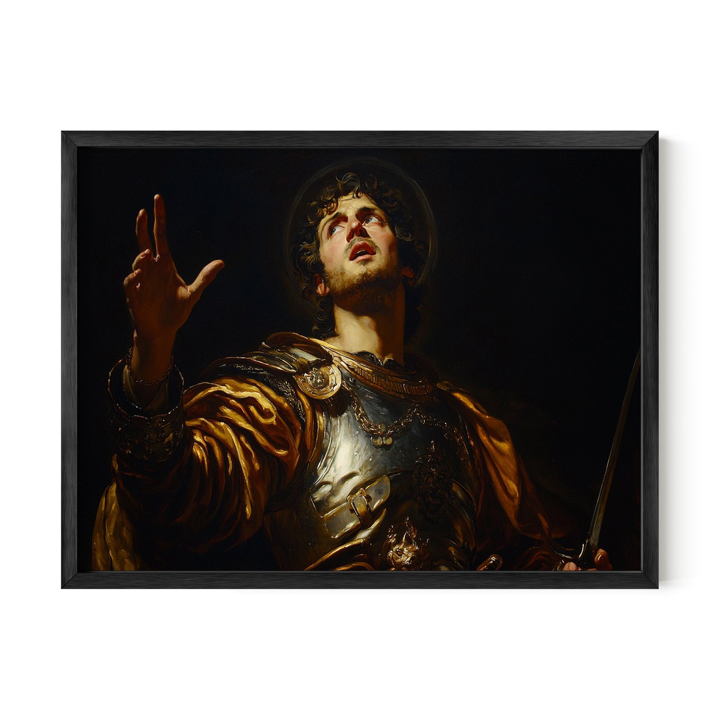 Joshua Courageous Leader - Classic Bible Character Wall Art