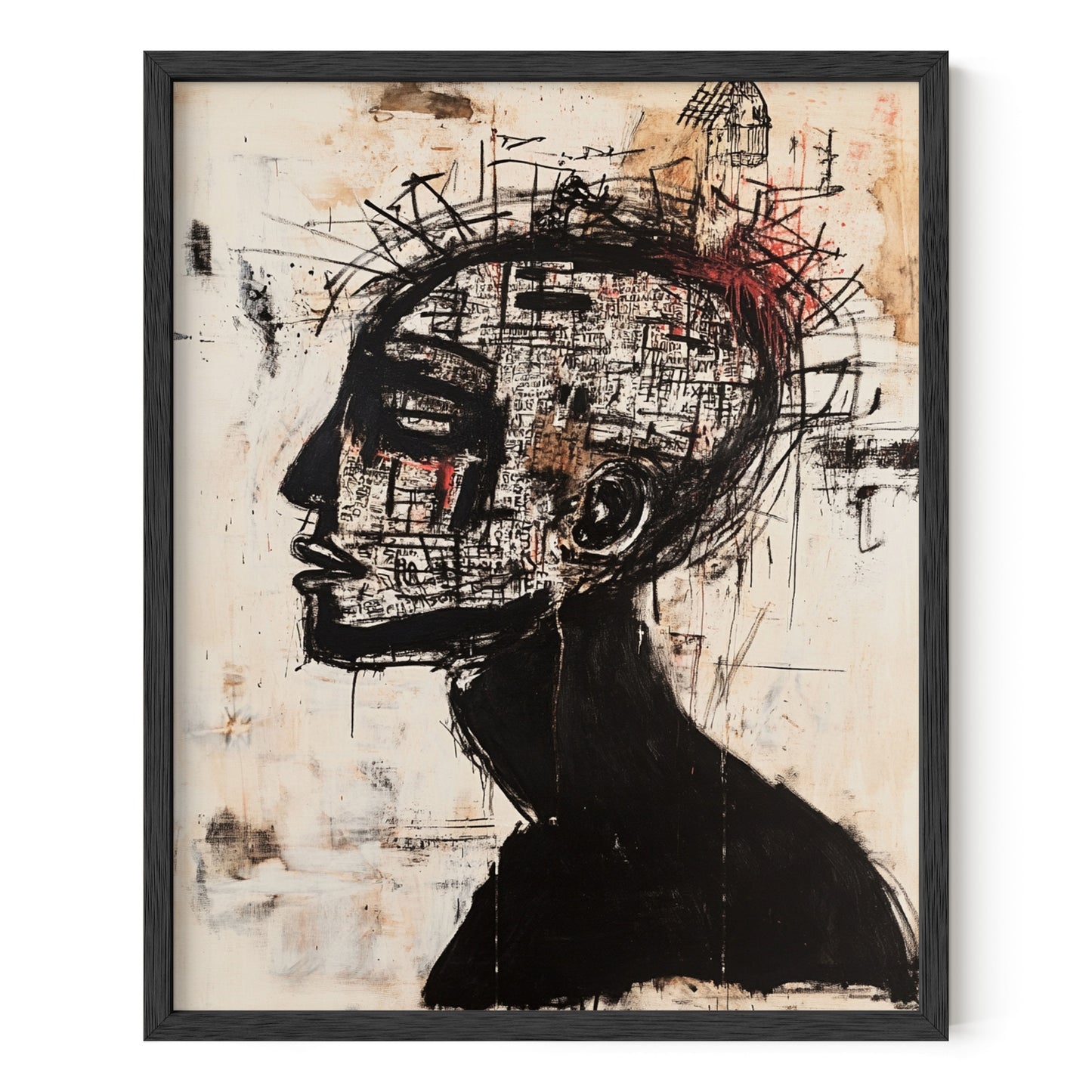 Boom Bap Skull Wall Art