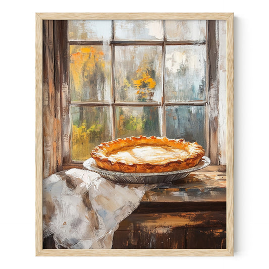 Warm Apple Pie in the Window Wall Art