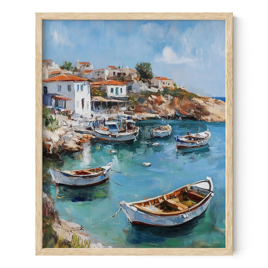 Boats at the Cabana Dock Wall Art