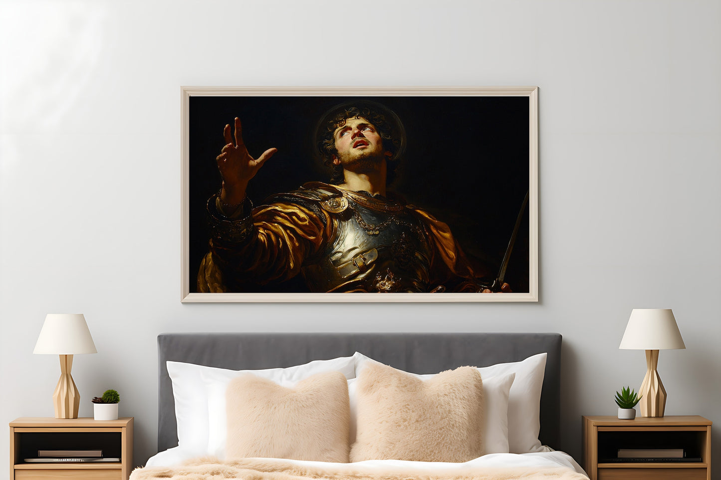 Joshua Courageous Leader - Classic Bible Character Wall Art