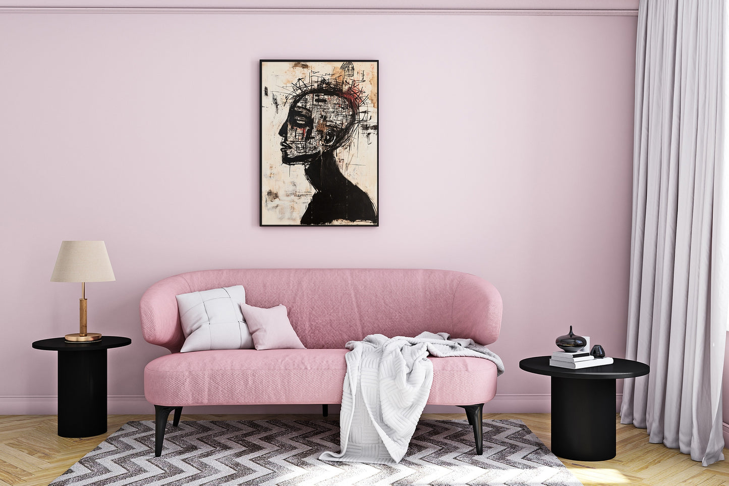 Boom Bap Skull Wall Art