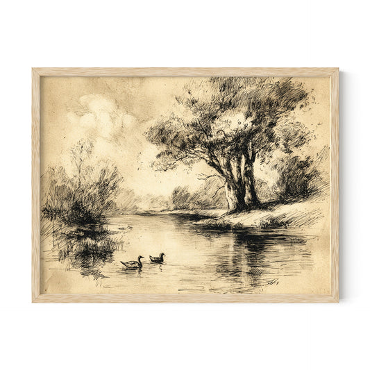 Neutral Aesthetic Decor Wall Art Set of 4