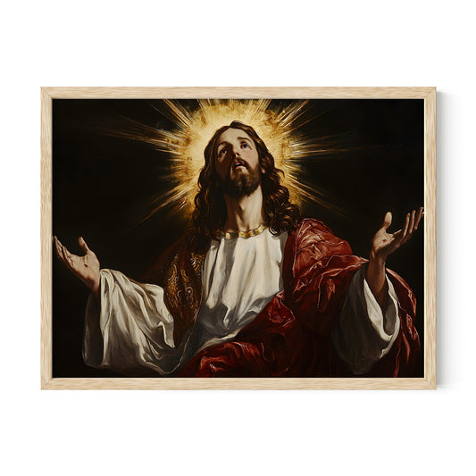 Jesus The Savior - Light of the World Wall Art