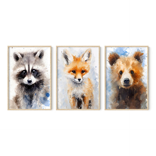 Woodland Nursery Print Set 3