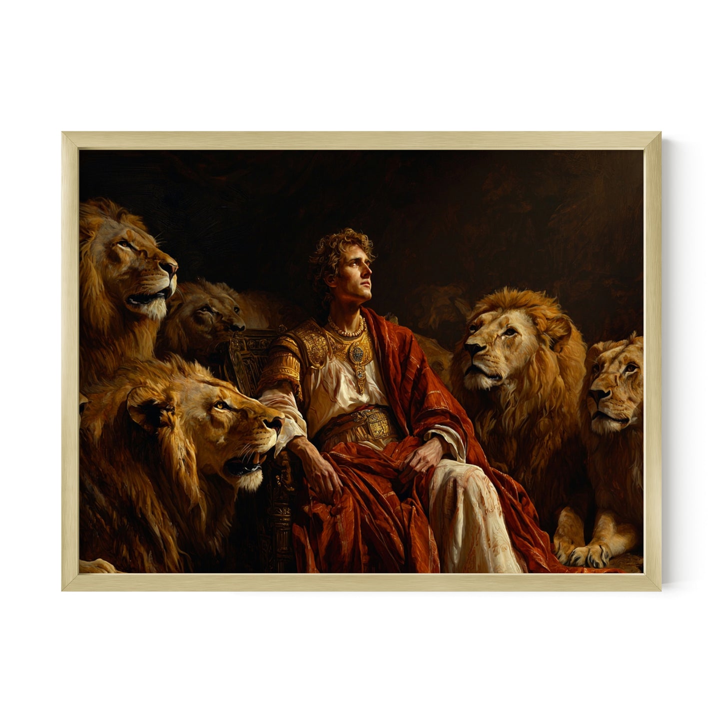 Daniel in the Lions Den Wall Art