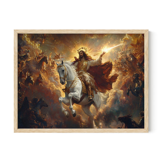 The Return of Christ Wall Art – Revelation 19:11-16, Wall Art