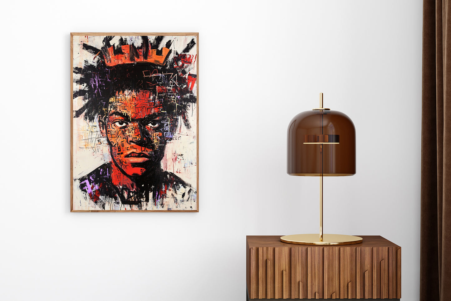 Crowned in Chaos Wall Art