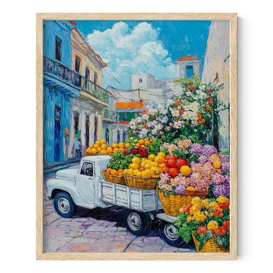 Tropical Haul Havana Cabana Fruit Truck Wall Art