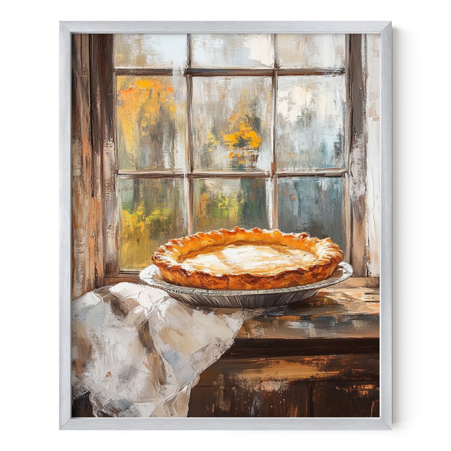 Warm Apple Pie in the Window Wall Art