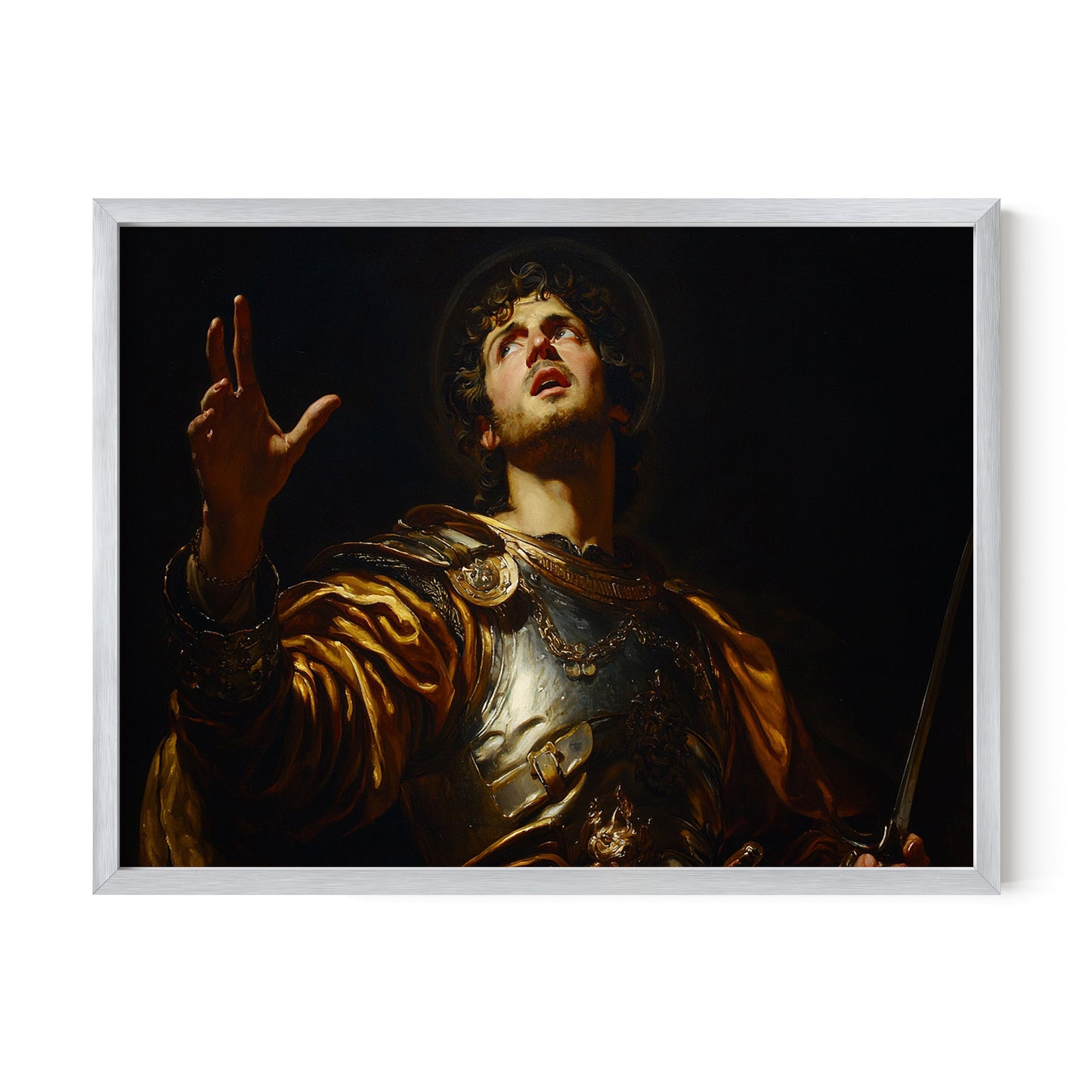 Joshua Courageous Leader - Classic Bible Character Wall Art