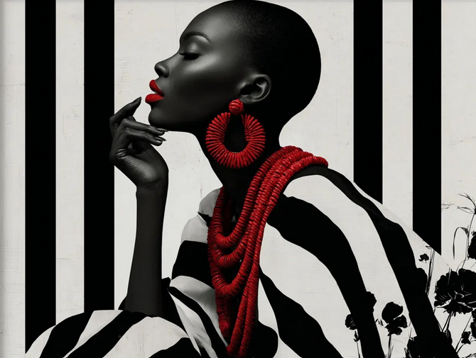 Bold Beauty African Chic Wall Art