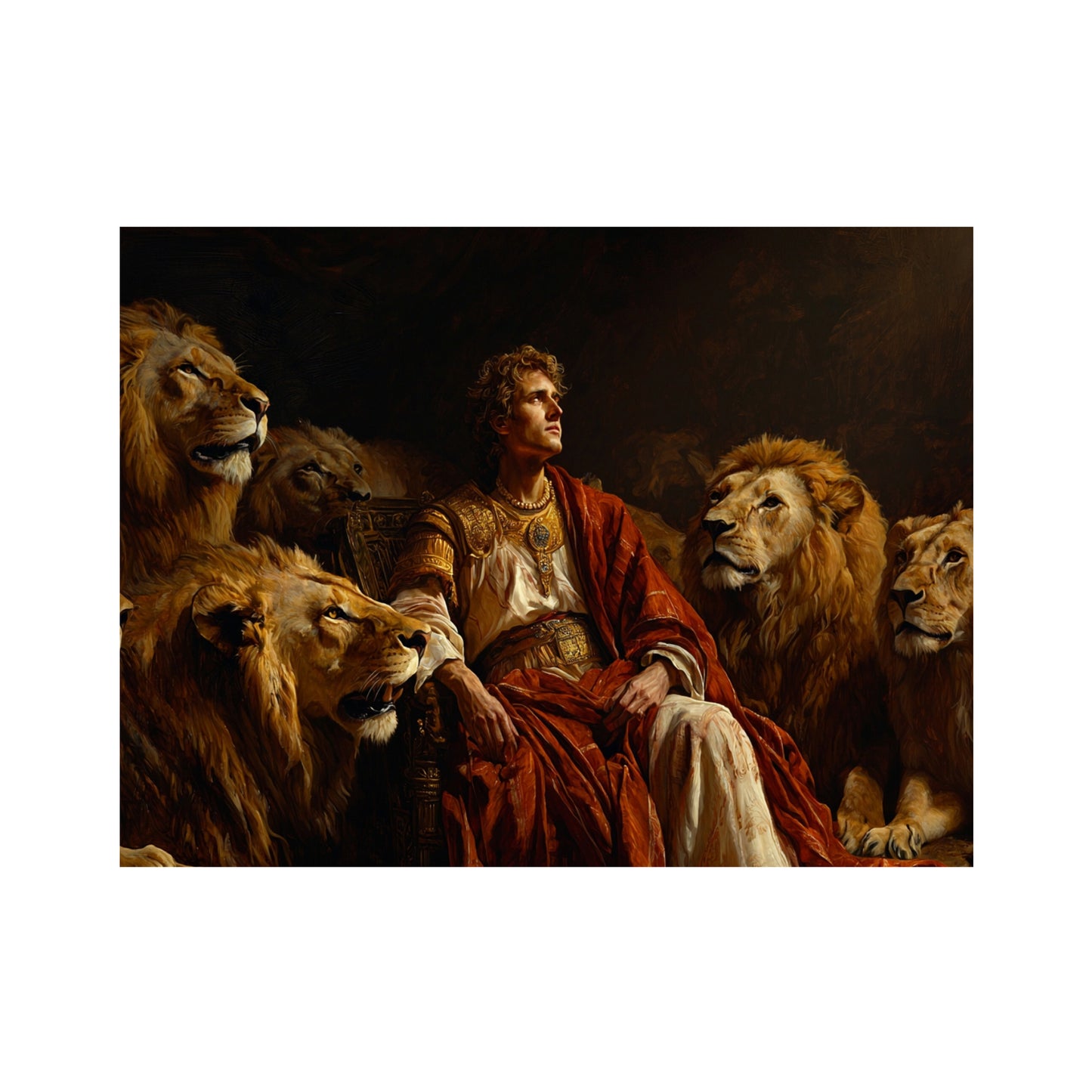 Daniel in the Lions Den Wall Art