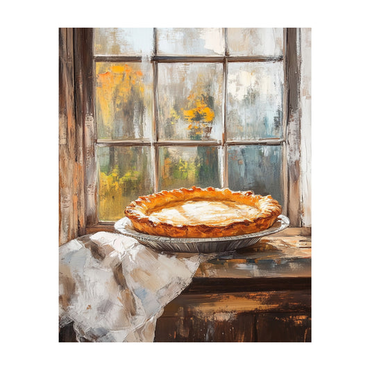 Warm Apple Pie in the Window Wall Art