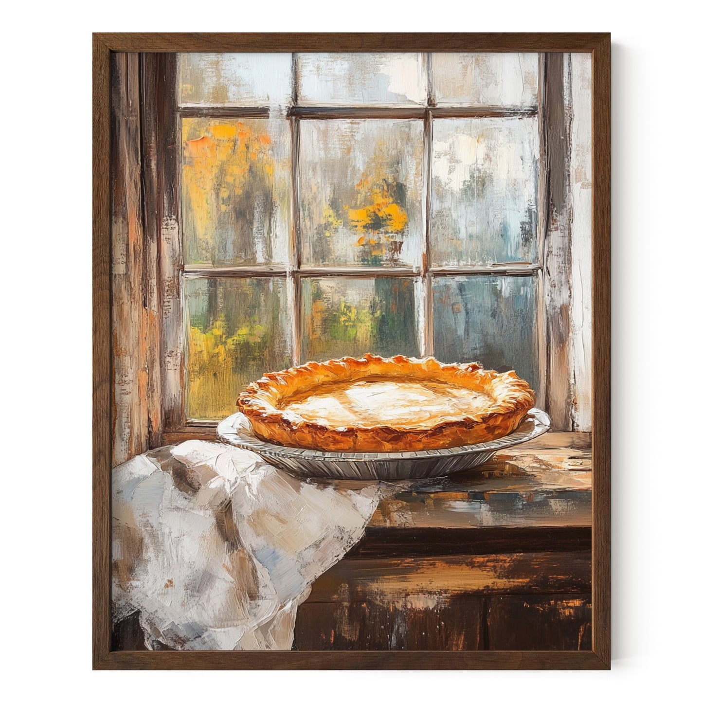 Warm Apple Pie in the Window Wall Art