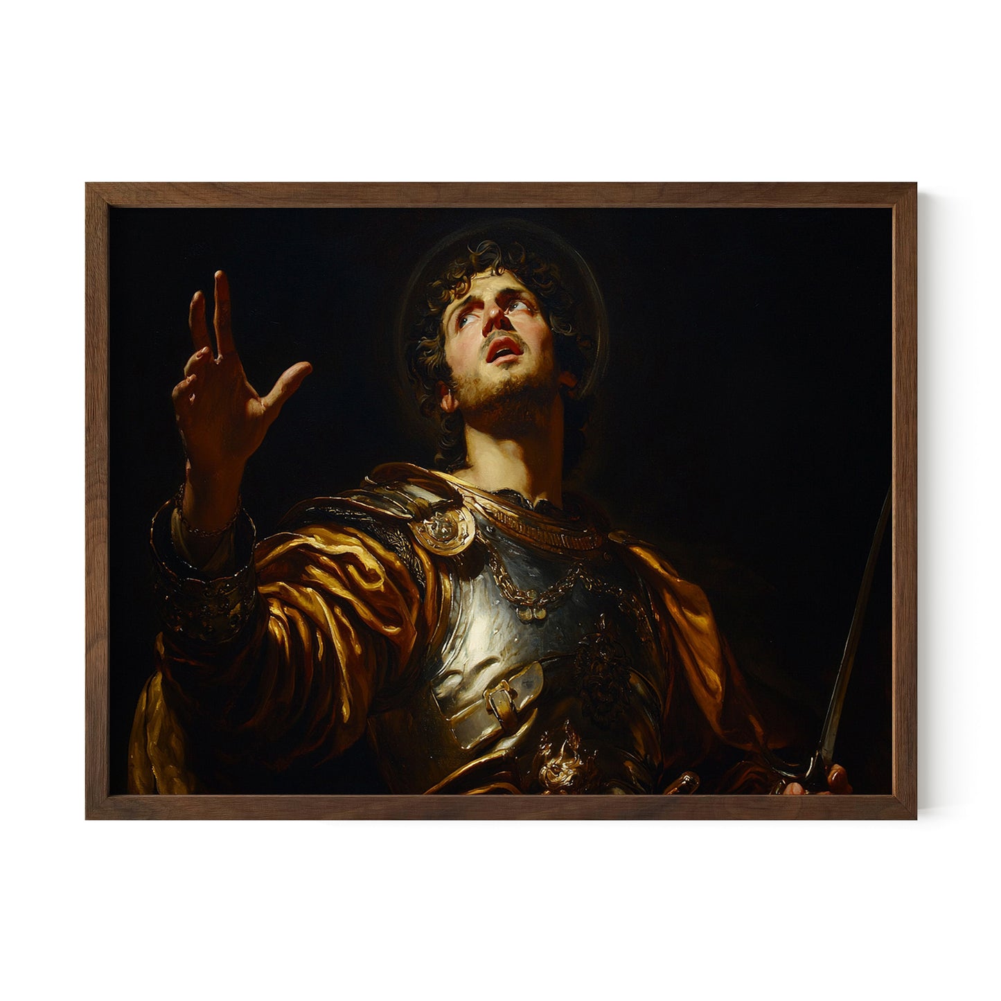 Joshua Courageous Leader - Classic Bible Character Wall Art