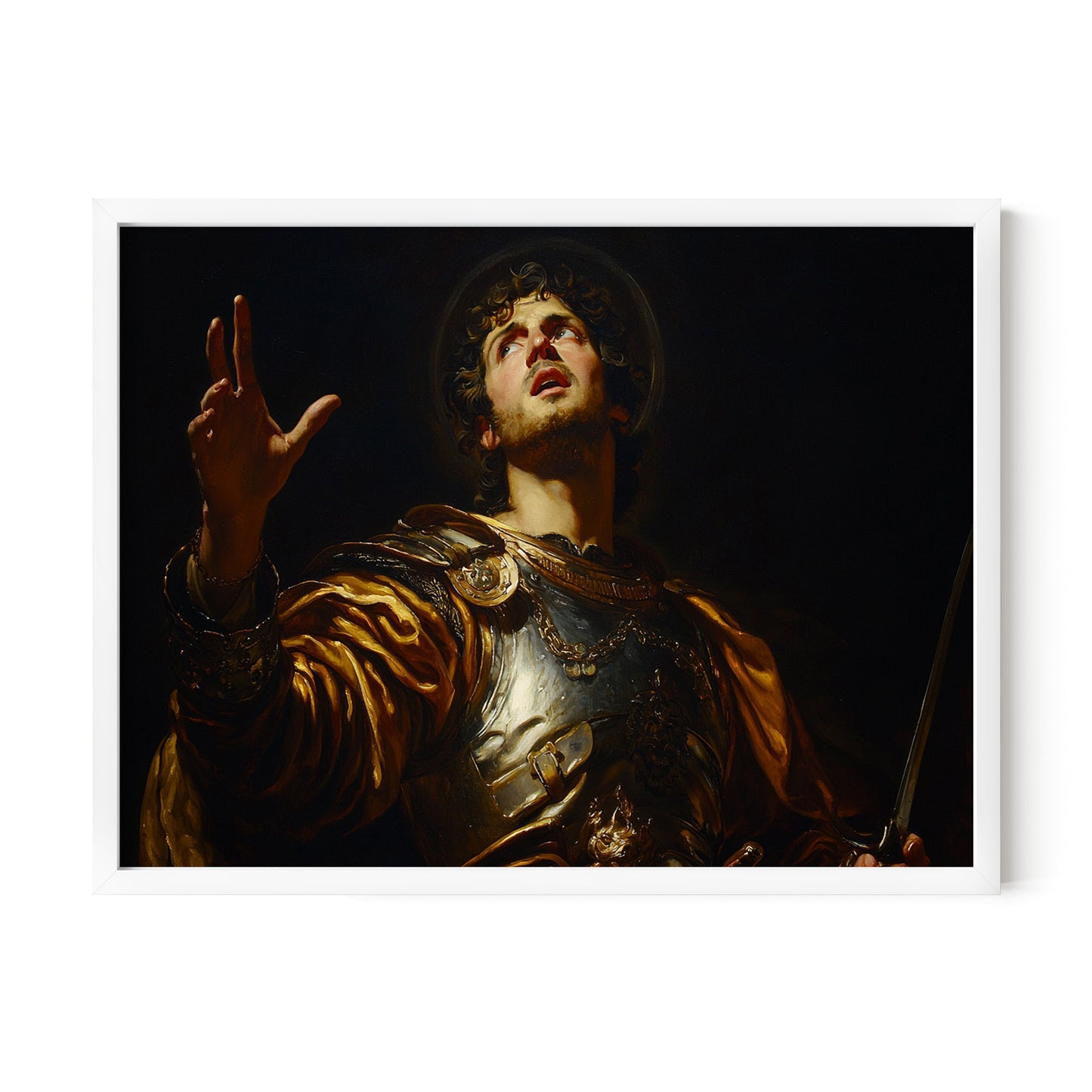 Joshua Courageous Leader - Classic Bible Character Wall Art